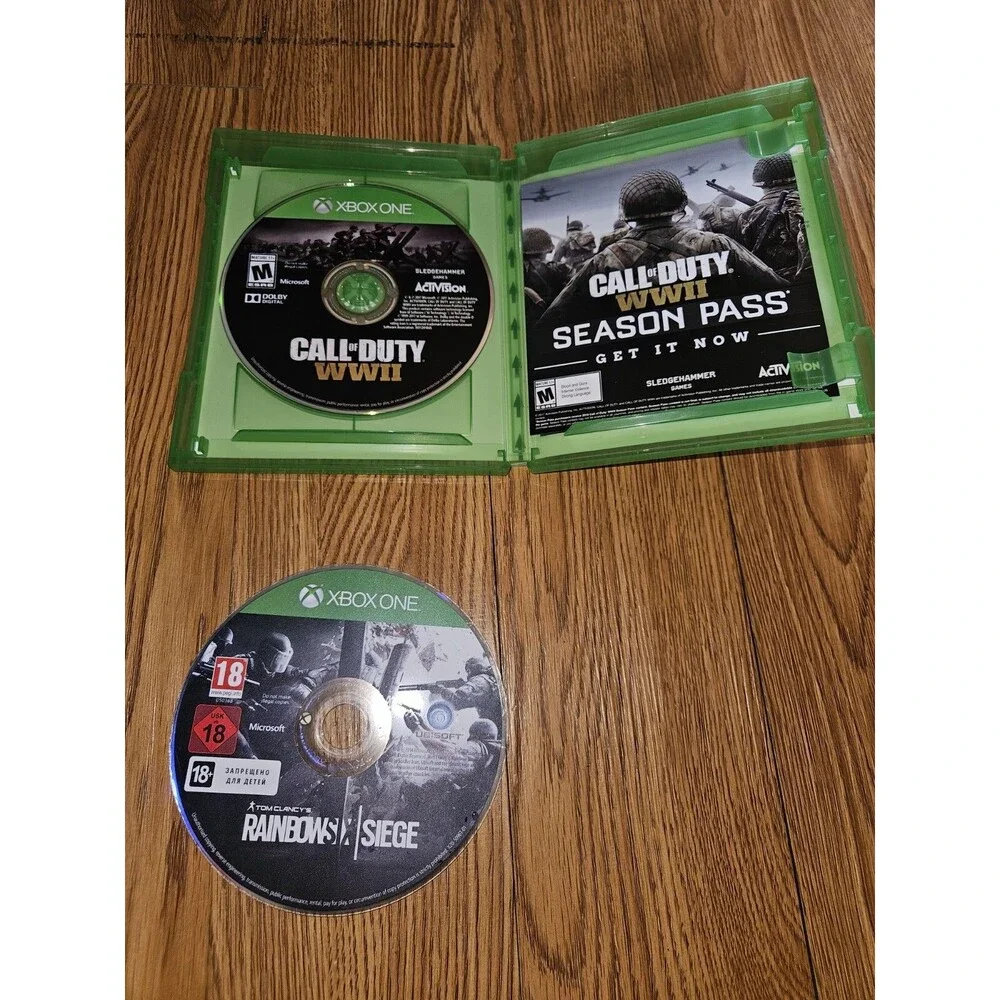 Xbox One Call Of Duty WWII & Rainbow Six Siege